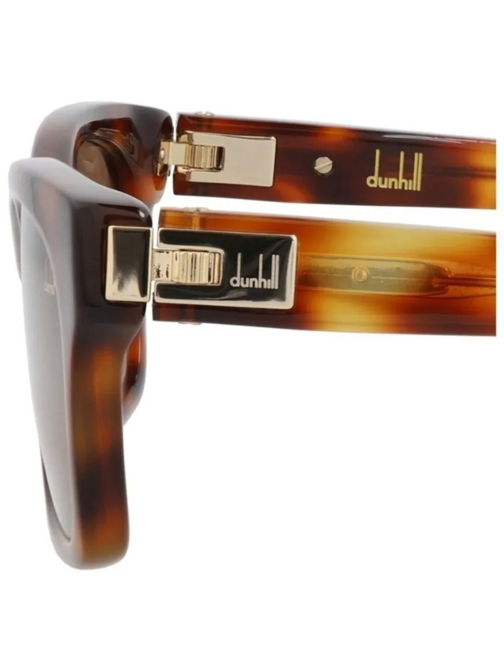 New Dunhill Mens Square/Rectangle Havana Havana Brown Fashion Designer Sunglasse